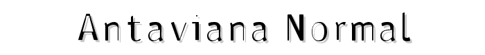 Antaviana Normal font